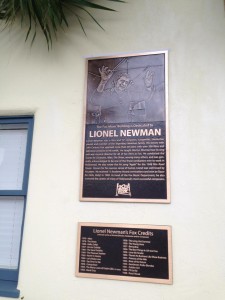Fox Music Newman Building Plaque