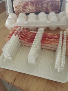 Bacon Wave Microwave Tray