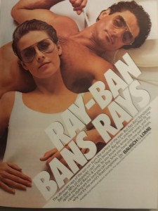 1984 Ray Ban Sunglasses Print Ad